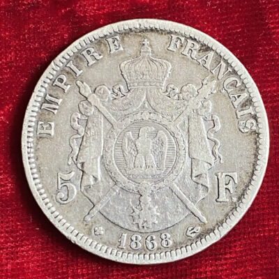 Francia.5 Francos.1868