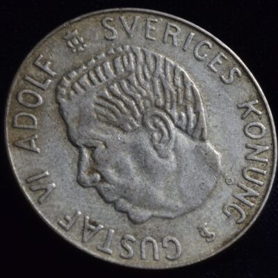 1 krona Suecia 1955