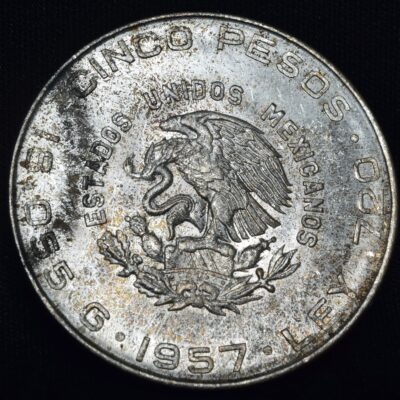 5 pesos Hidalgo 1957